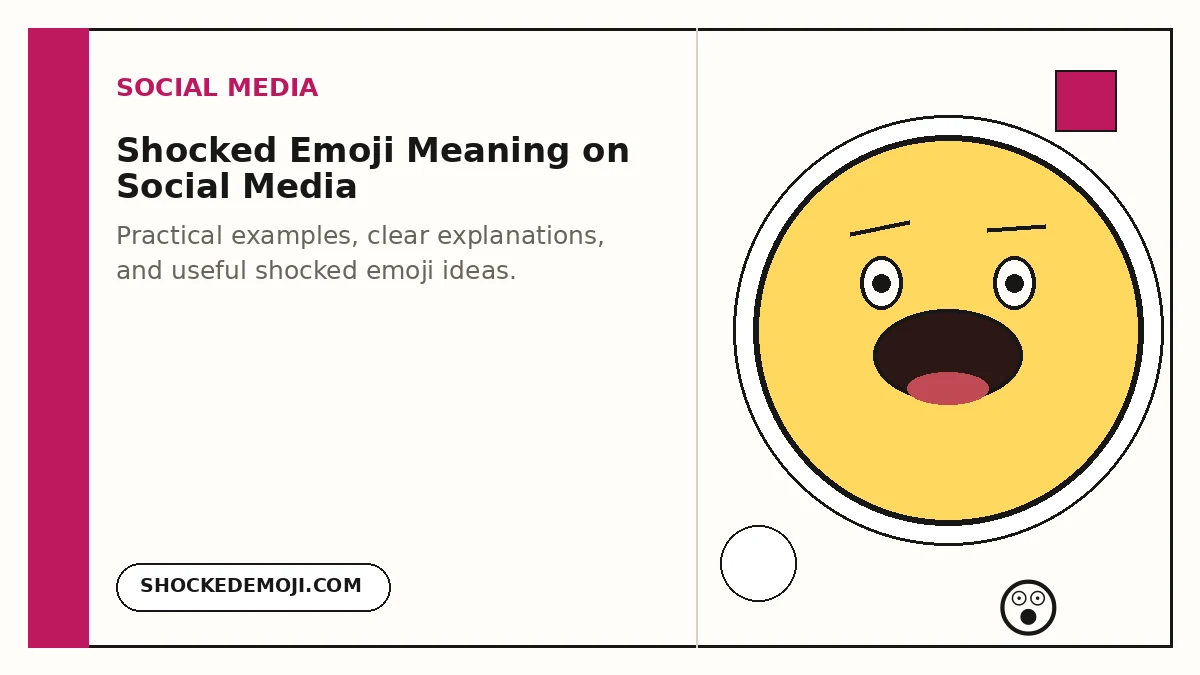 Shocked Emoji Meaning on Social Media cover image